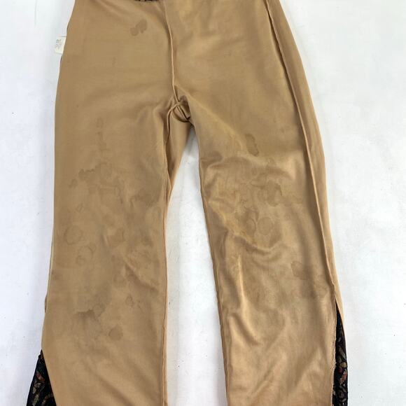 Vintage Bisou Bisou Boho Lace Brocade Pants Sz M - Picture 6 of 9